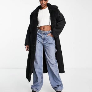 Shearling Coat Black