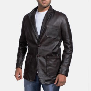 Leather Blazer