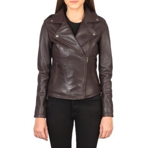 Choclate Brown  Biker Jacket