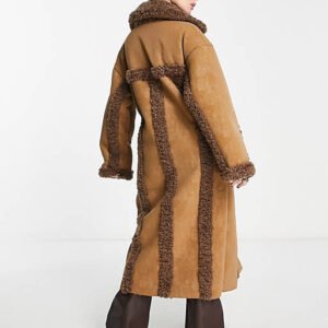 Shearling Coat Brown