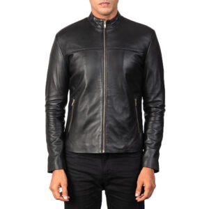 Youngster Black Leather Biker Jacket