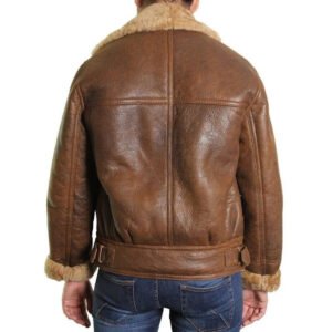 Women_s Brown Real Sheepskin Leather Jacket