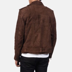 Allaric Alley Mocha Suede Biker Jacket